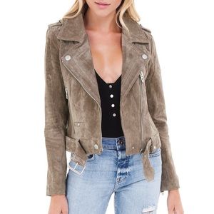 Blank NYC Suede Moto Jacket